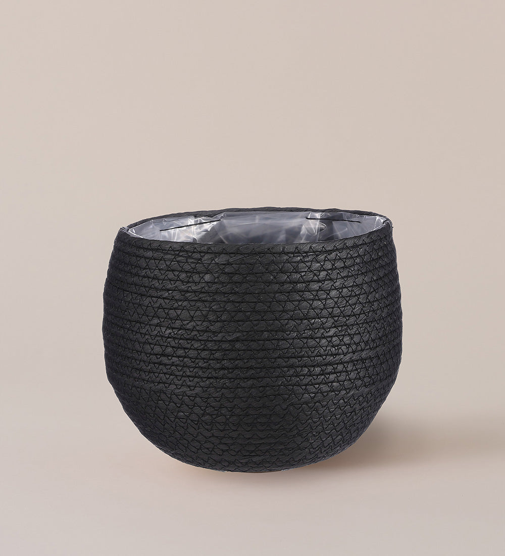 Black Plant Basket 14cm