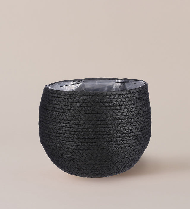 Black Plant Basket 14cm