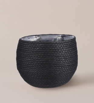 Black Plant Basket 19cm