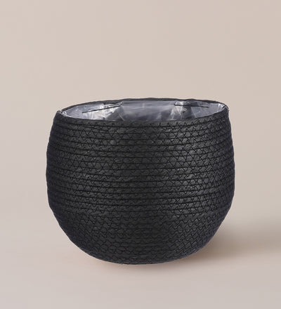 Black Plant Basket 21cm