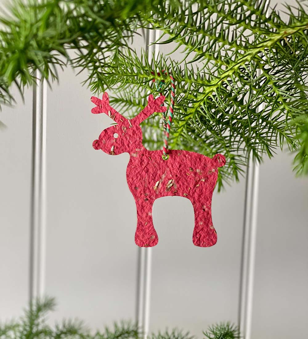 Plant A Reindeer Tree Decoration