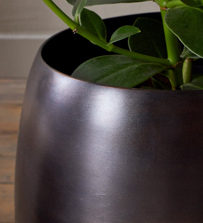 Aged Bronze Pot 24cm