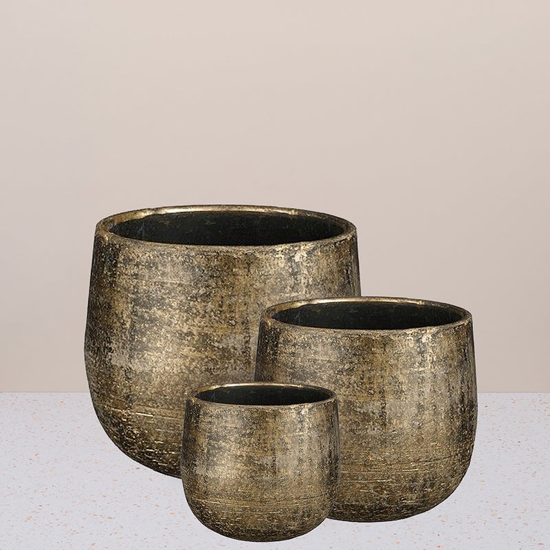 Bronze Round Pot