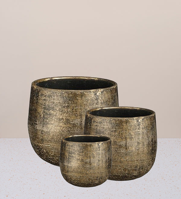 Bronze Round Pot
