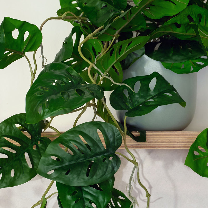 Artificial Monstera Monkey Hanging