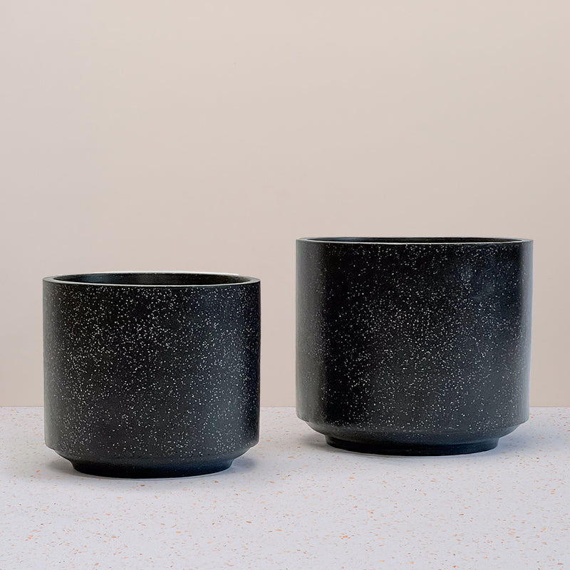 Terrazzo Black Pot