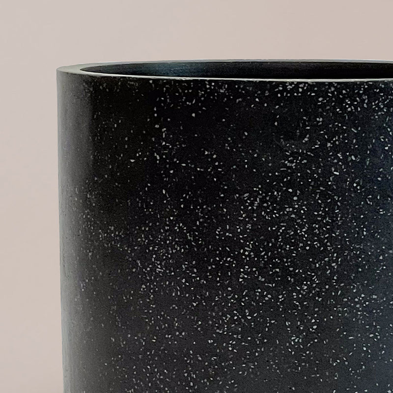 Terrazzo Black Pot 43cm