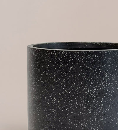 Terrazzo Black Pot 37cm