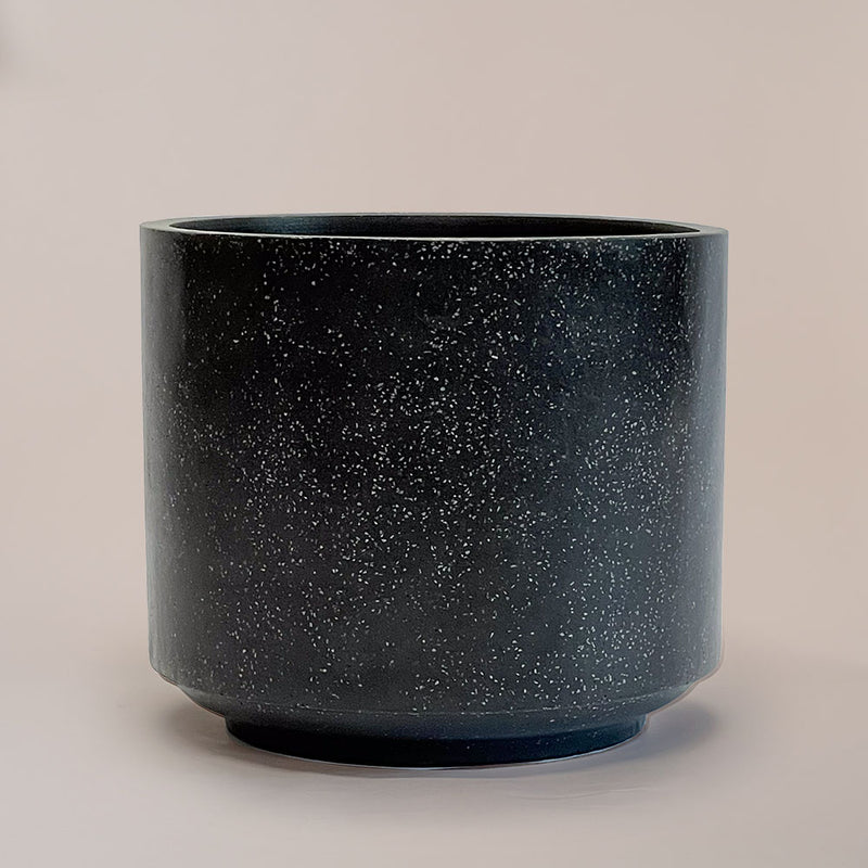 Terrazzo Black Pot 43cm
