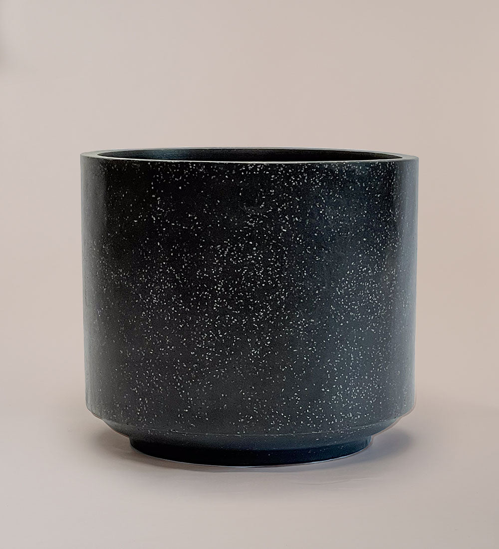 Terrazzo Black Pot 43cm