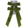 Green Velvet Bows