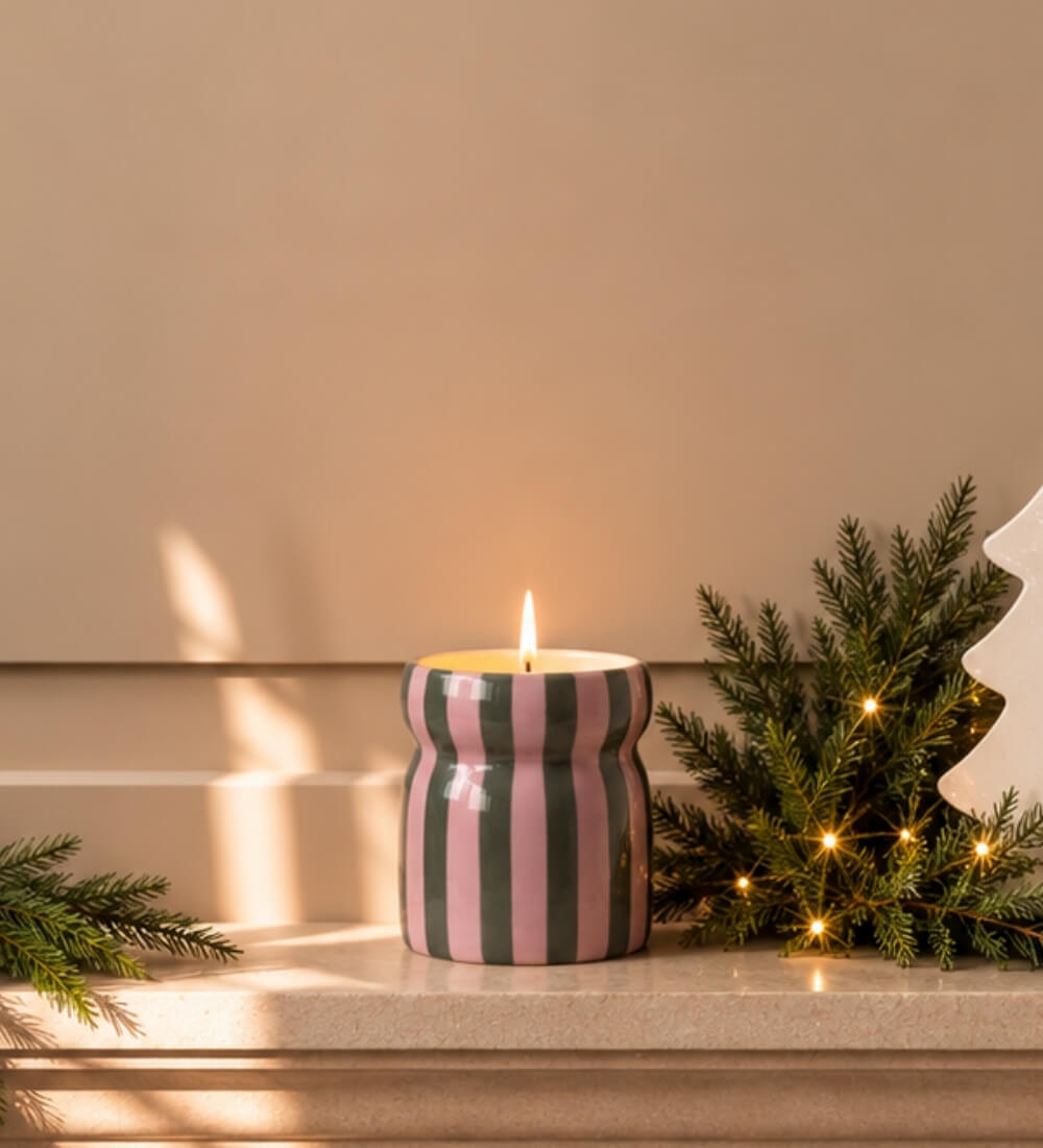 Cinnamon & Clove Ceramic Candle