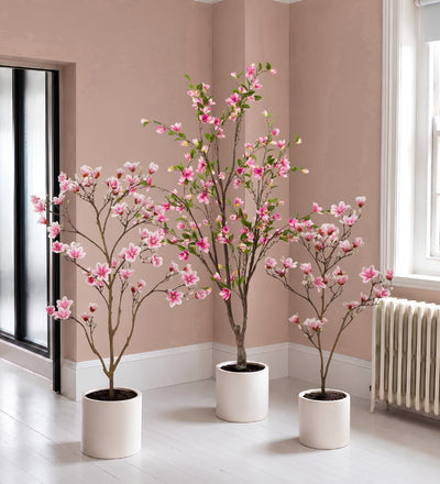 Artificial Magnolia Tree Pink