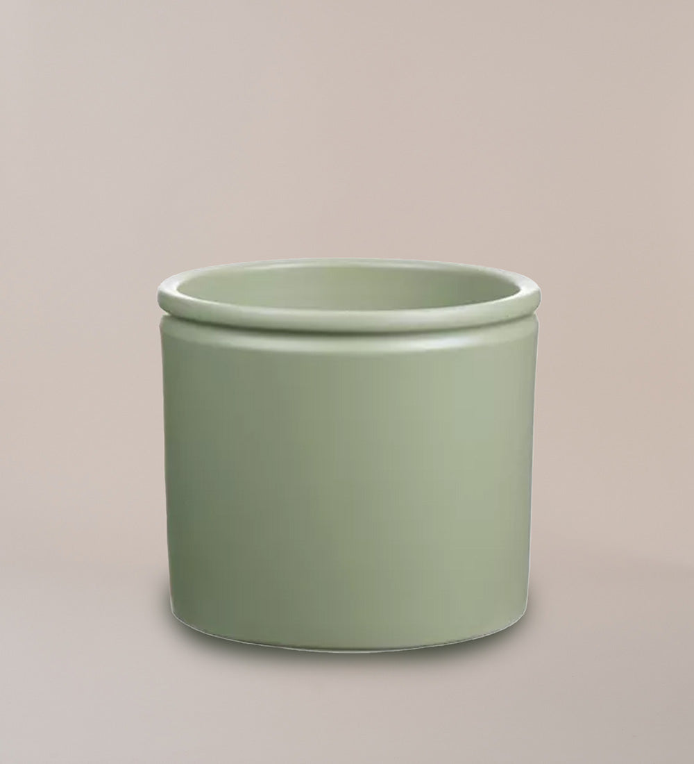 Light Khaki Lucca Pot 19cm