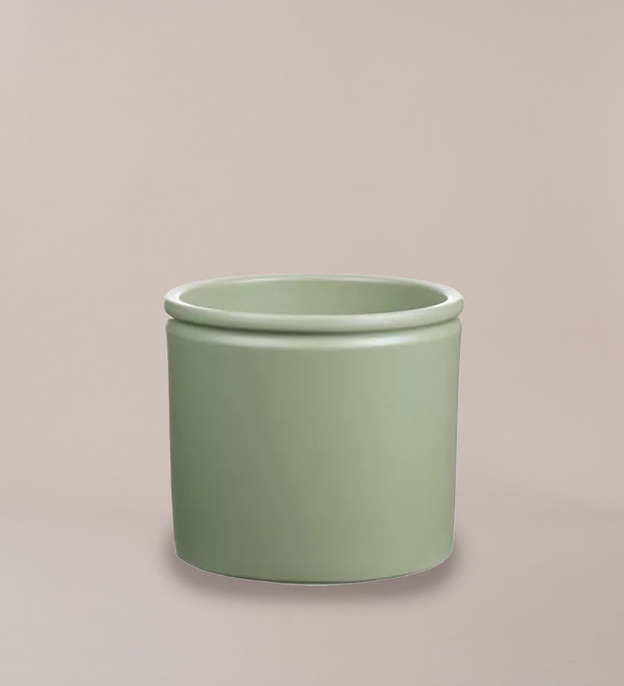 Light Green Lucca Pot 14cm