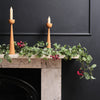 Artificial Red Berry & Eucalyptus Garland
