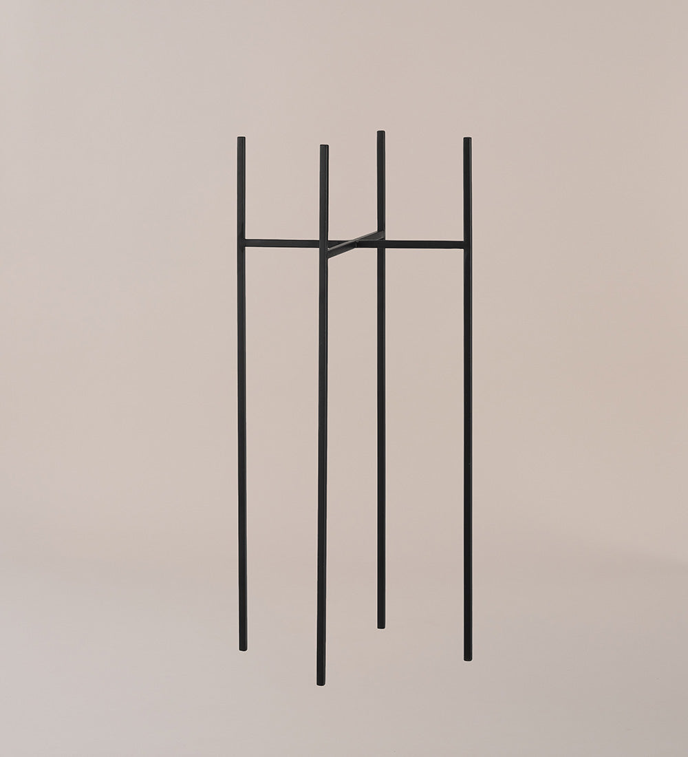 Black Plant Stand 55cm
