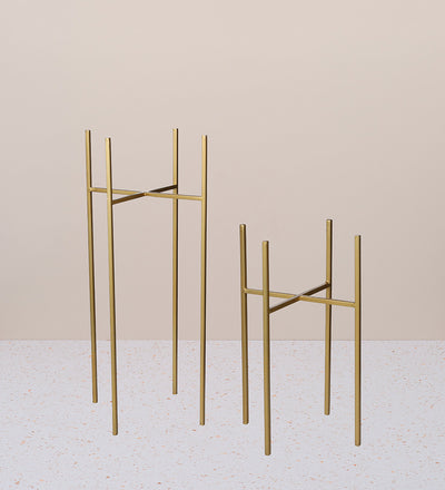 Gold Plant Stand