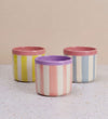 Striped Ceramic Pot
