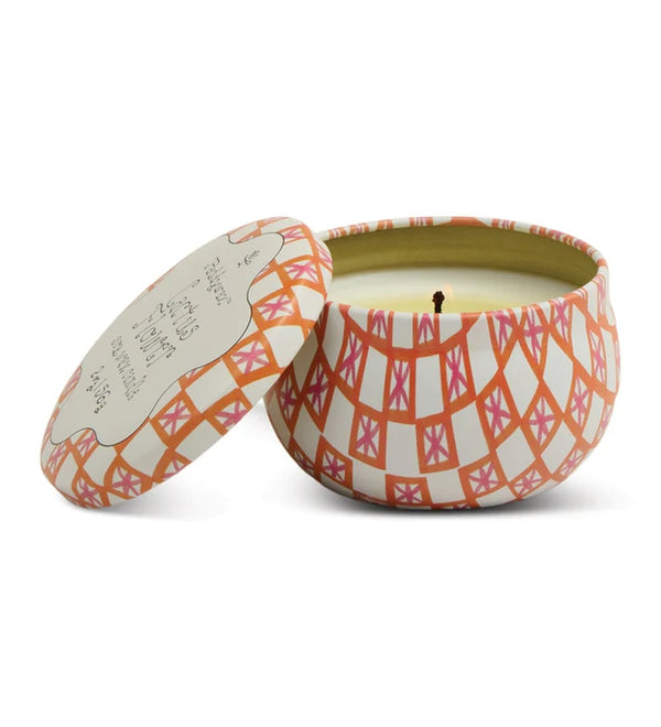 Cactus Flower Tin Candle