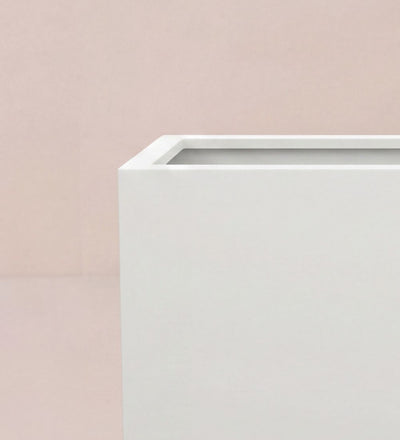White Vivo Square Pot 30cm