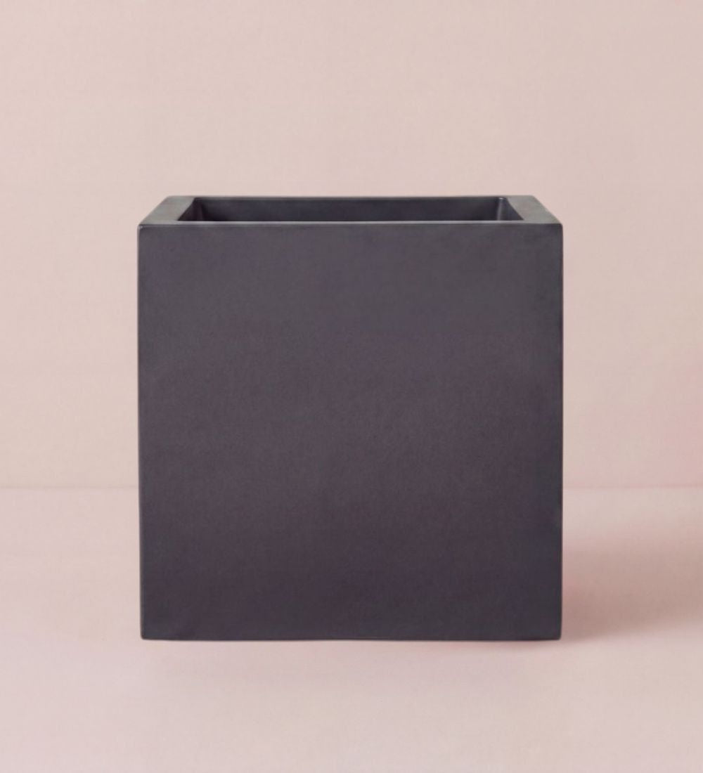 Anthracite Vivo Square Pot 30cm