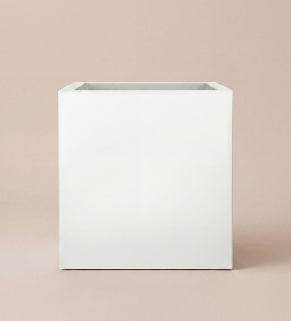 White Vivo Square Pot 30cm