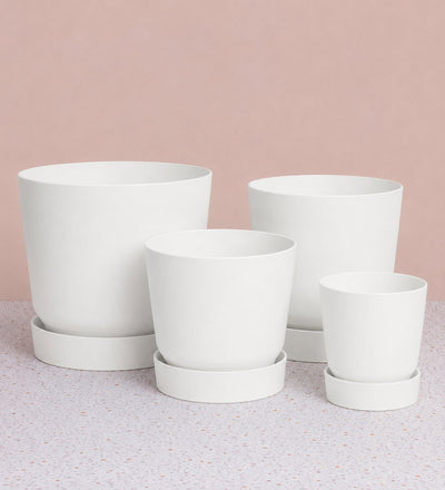 Elho Greenville Pot range in white