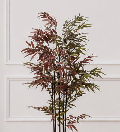 Artificial Bamboo Burgundy