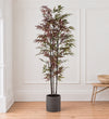 Artificial Bamboo Burgundy