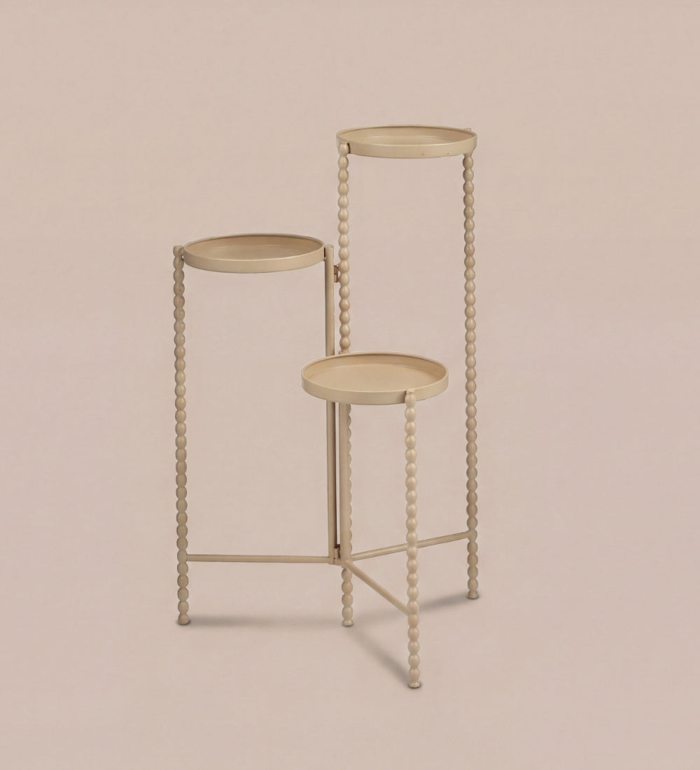 Beige Plant Stand