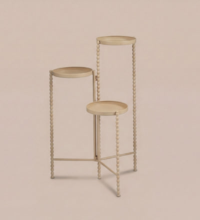 Beige Plant Stand