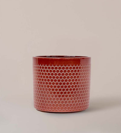 Merlot Glazed Pot 14cm