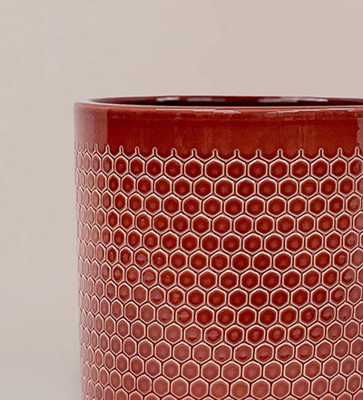 Merlot Glazed Pot 14cm