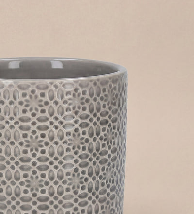 Grey Tile Pot 14cm