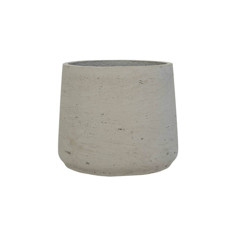 Light Grey Concrete Patt Pot