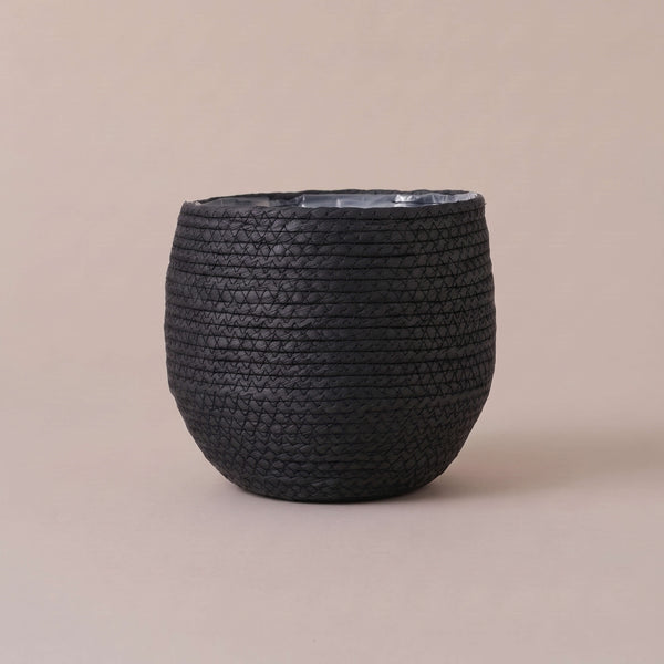 Black Plant Basket 21cm