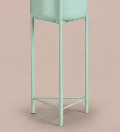 Large mint pot on stand
