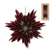 Burgundy paper snowflake