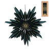Green paper snowflake