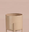 Small pink pot on stand