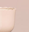 Pink Scalloped Planter 15cm