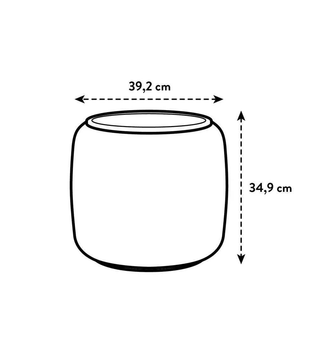 Elho Pure Bead Pot Small Beige