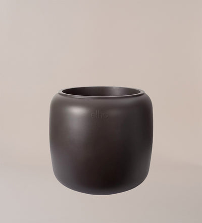 Elho Pure Bead Pot Small Dark Brown