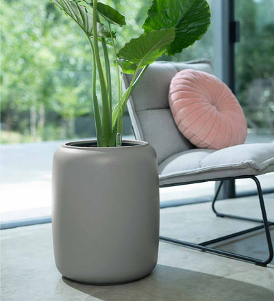 Elho Pure Bead Pot Medium Beige