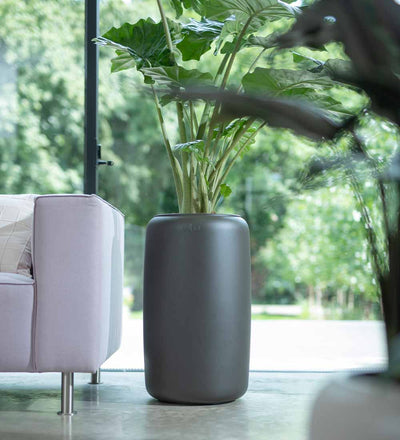 Elho Pure Bead Pot Large Dark Brown