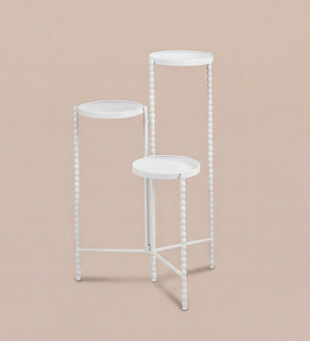 White Plant Stand