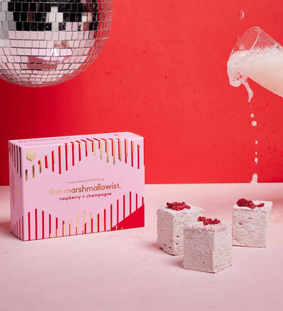Raspberry & Champagne Marshmallows