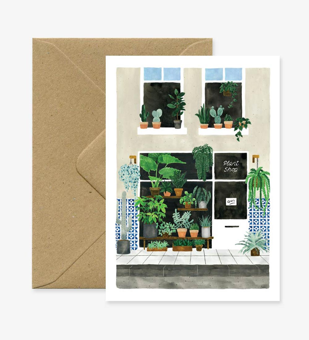 Plant Shop Greeting Card