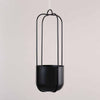 Black Hübsch Iron Hanging Planter